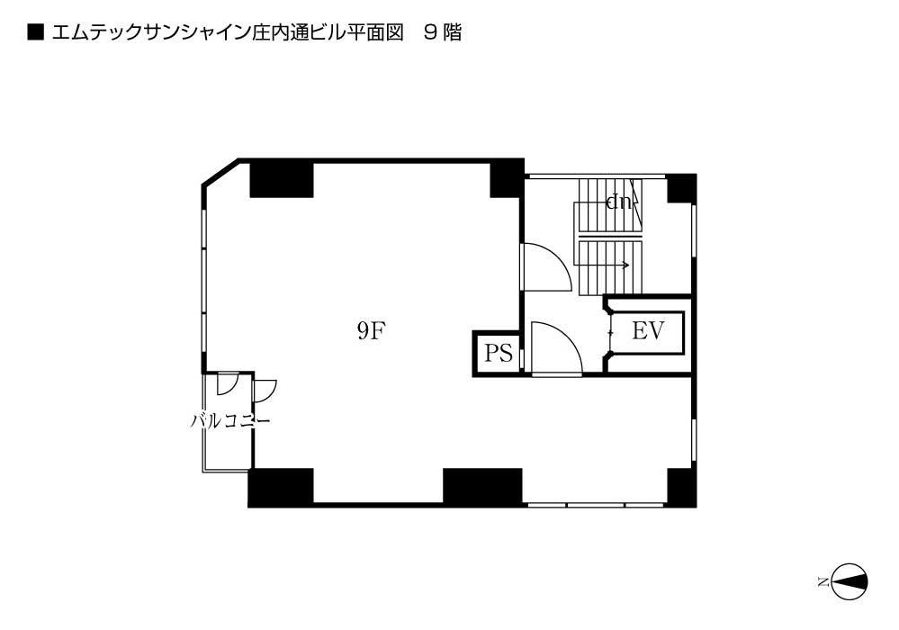 サンシャイン庄内通ビル9階