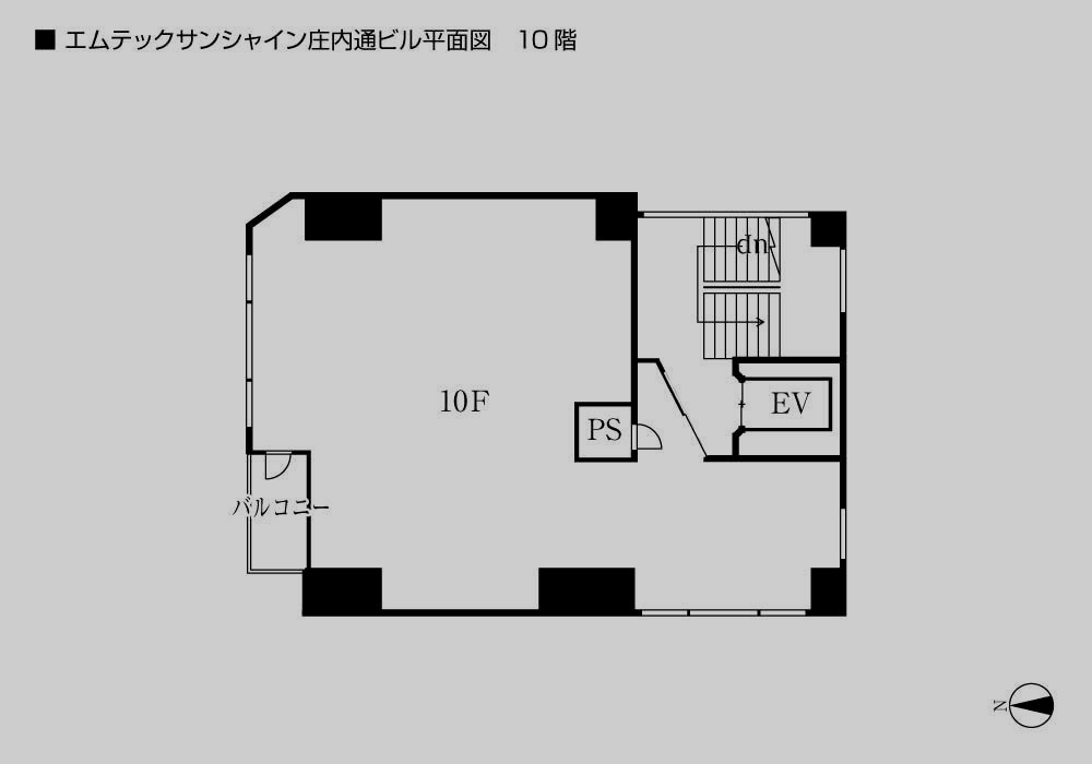 サンシャイン庄内通10階