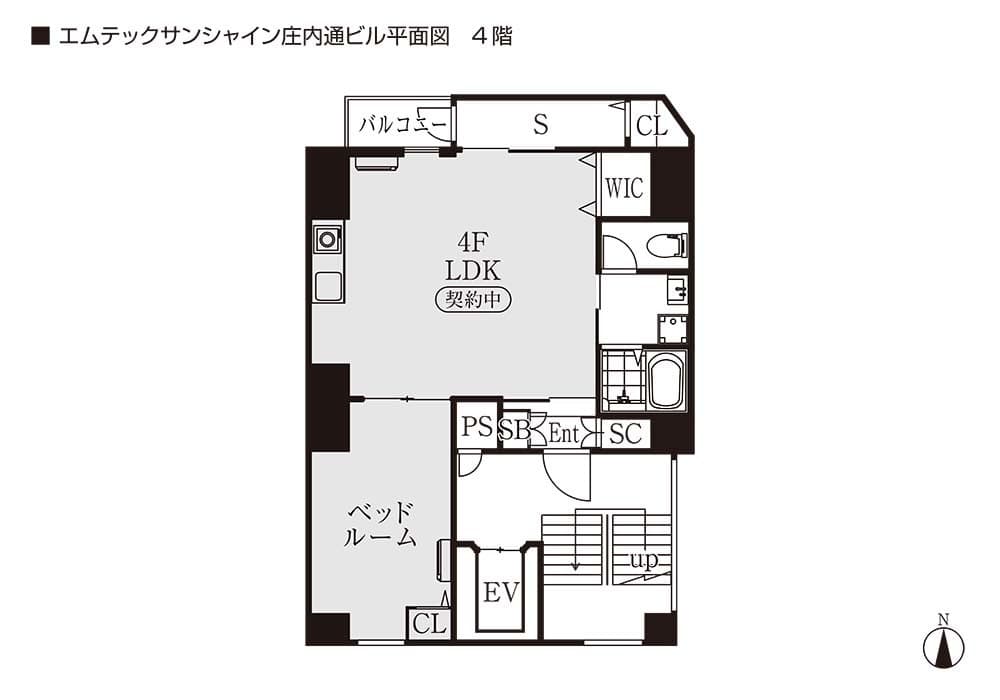 サンシャイン庄内通ビル4階