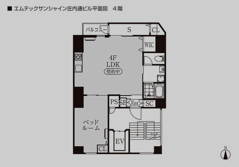 サンシャイン庄内通ビル4階